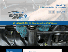 Tablet Screenshot of mickeyautoservicepr.com